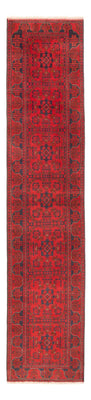 Alfombra de pasillo Alfombra afgana - Kunduz - 390 x 80 cm - rojo
