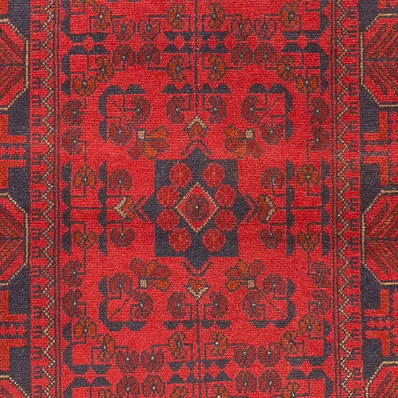Alfombra de pasillo Alfombra afgana - Kunduz - 390 x 80 cm - rojo