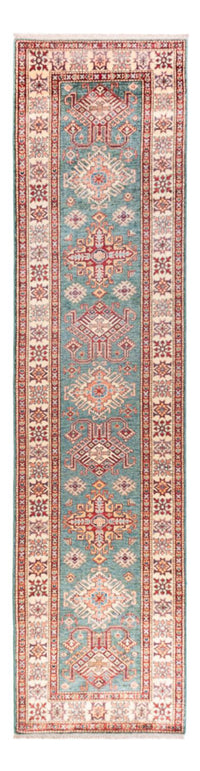 Alfombra de pasillo Alfombra Ziegler - Kazak - 326 x 80 cm - turquesa