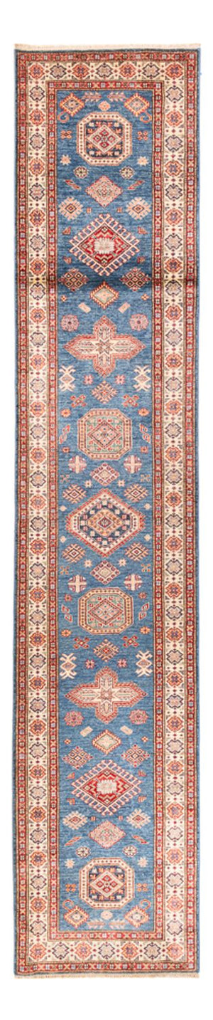 Alfombra de pasillo Alfombra Ziegler - Kazak - 404 x 87 cm - azul