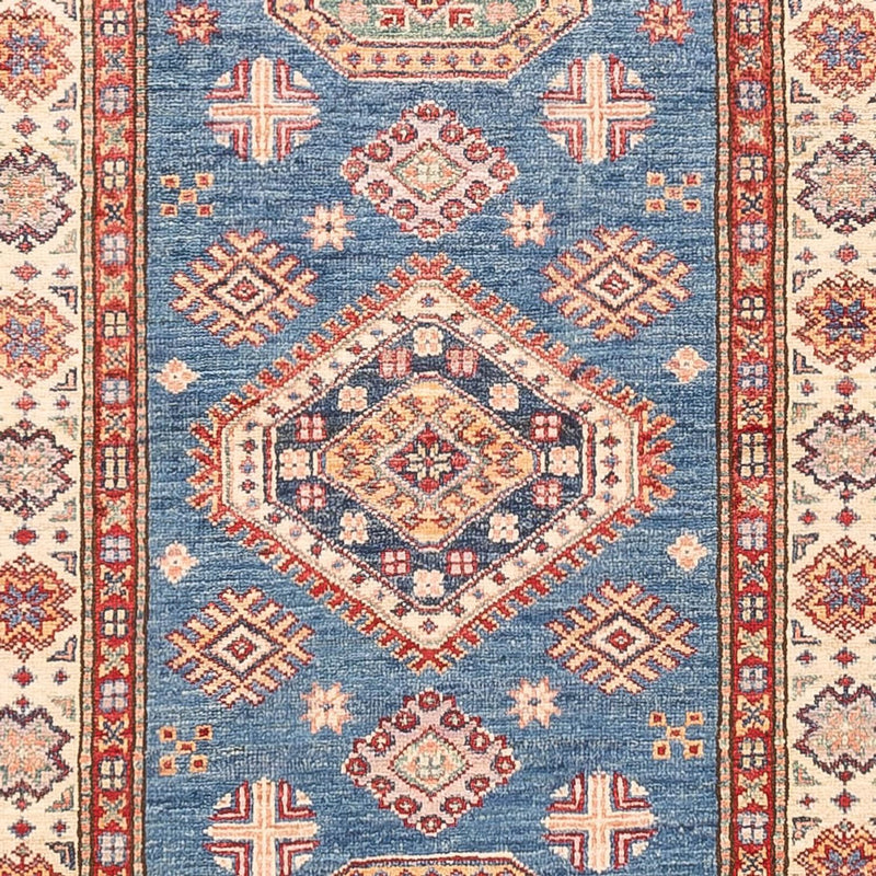 Alfombra de pasillo Alfombra Ziegler - Kazak - 404 x 87 cm - azul