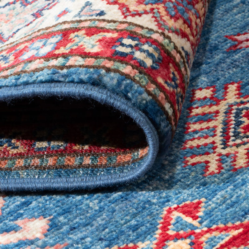 Alfombra de pasillo Alfombra Ziegler - Kazak - 404 x 87 cm - azul