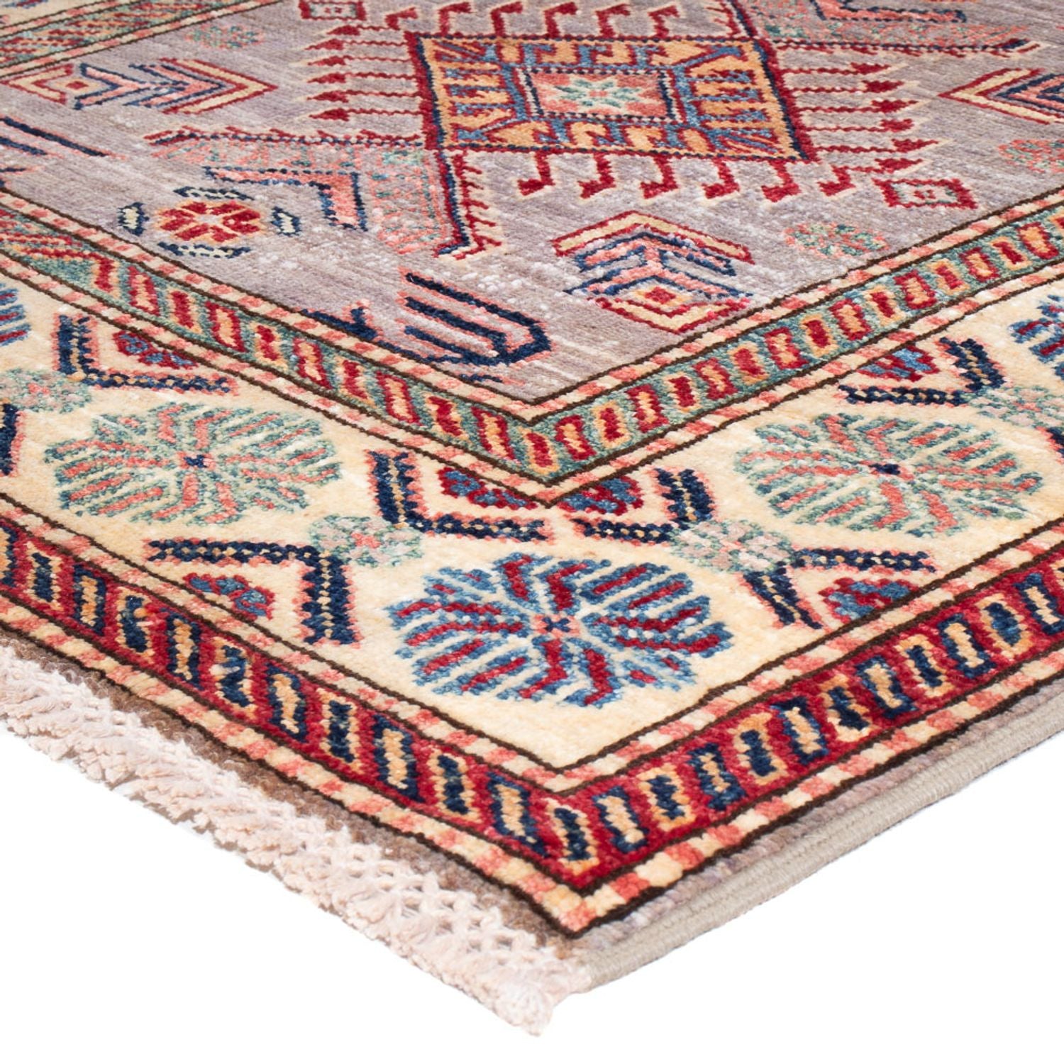 Alfombra de pasillo Alfombra Ziegler - Kazak - 296 x 82 cm - salmón