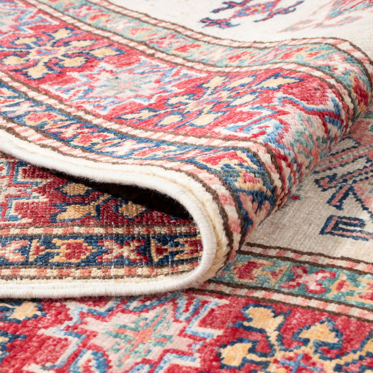 Alfombra de pasillo Alfombra Ziegler - Kazak - 296 x 80 cm - beige