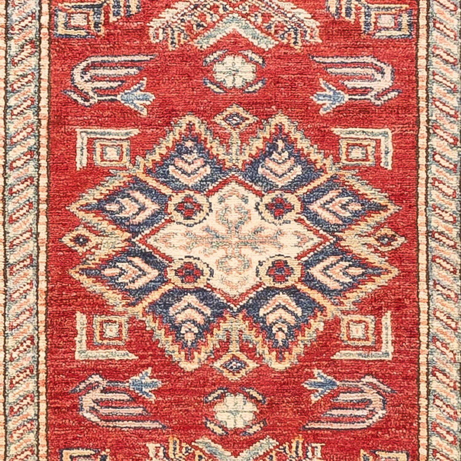 Alfombra de pasillo Alfombra Ziegler - Kazak - 304 x 83 cm - rojo