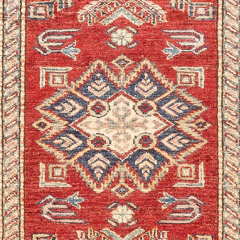 Alfombra de pasillo Alfombra Ziegler - Kazak - 304 x 83 cm - rojo