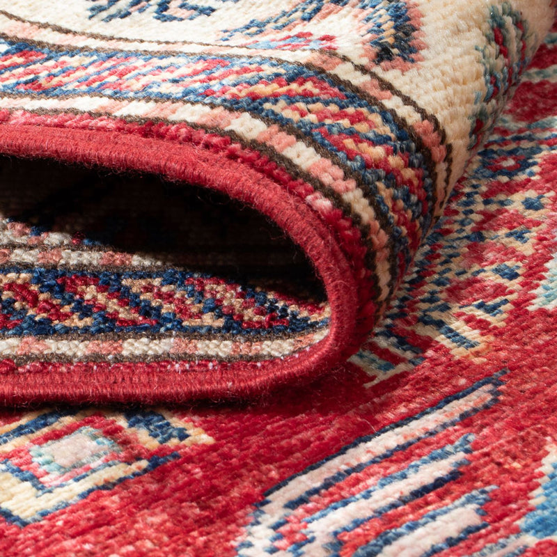 Alfombra de pasillo Alfombra Ziegler - Kazak - 304 x 83 cm - rojo