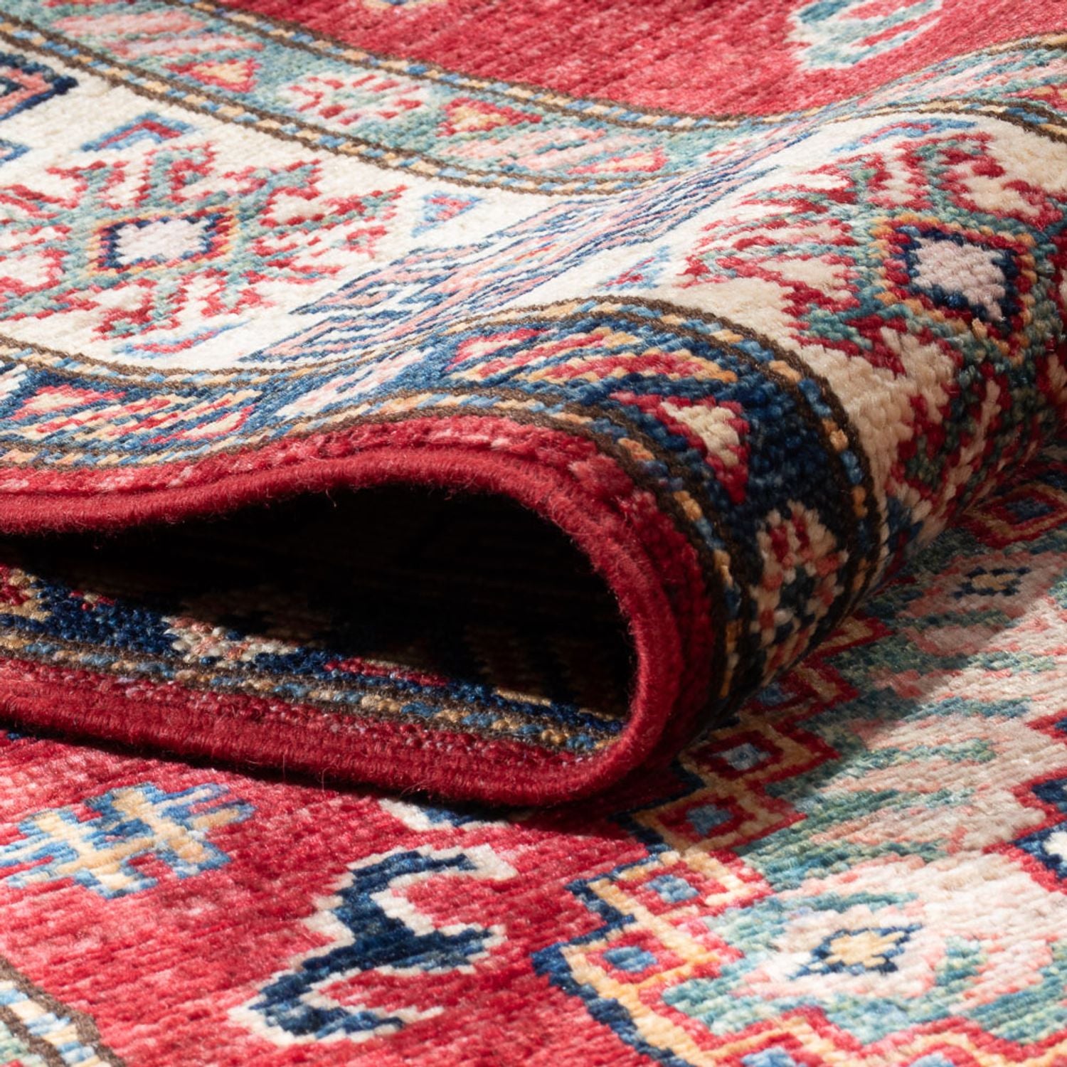 Alfombra de pasillo Alfombra Ziegler - Kazak - 302 x 80 cm - rojo