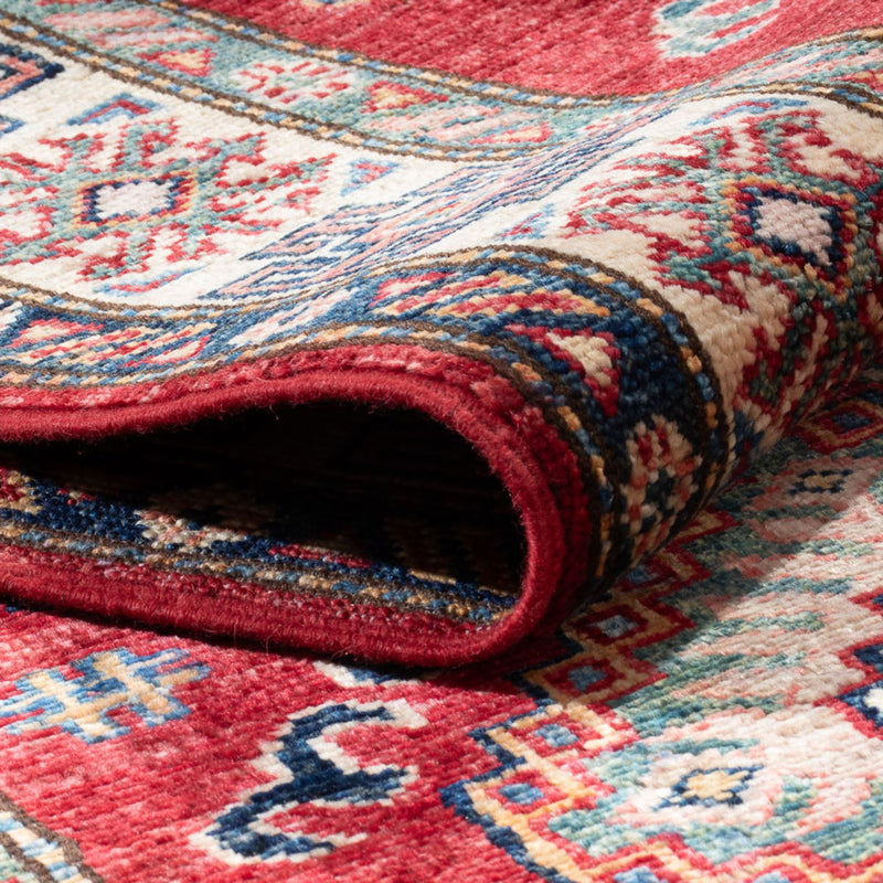 Alfombra de pasillo Alfombra Ziegler - Kazak - 302 x 80 cm - rojo
