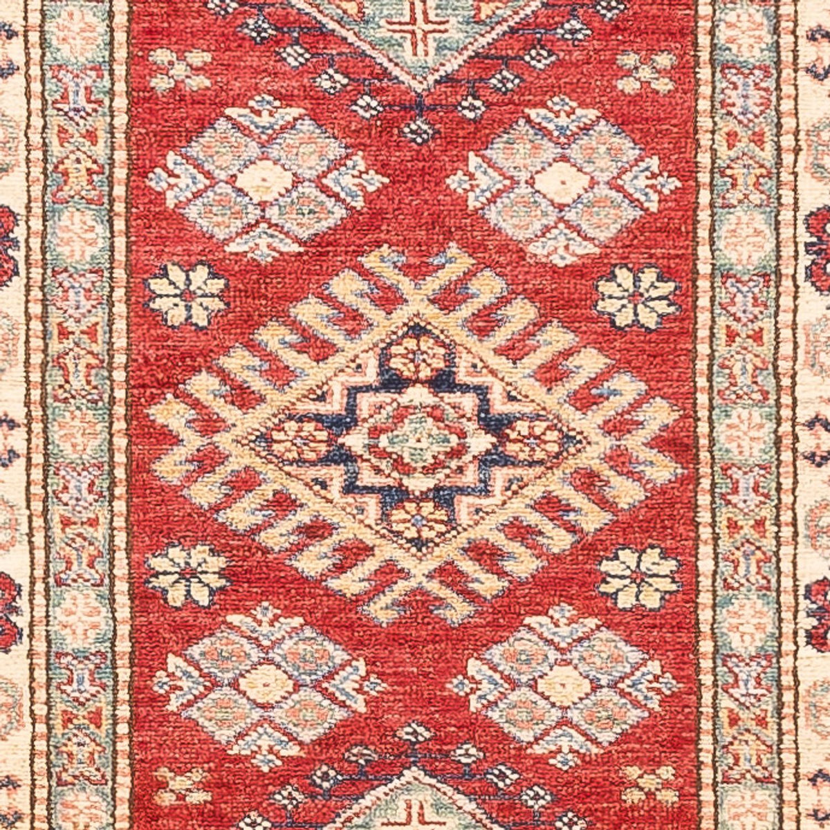 Alfombra de pasillo Alfombra Ziegler - Kazak - 304 x 80 cm - rojo