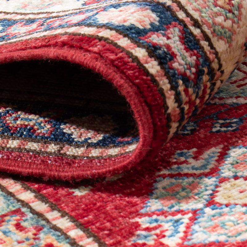 Alfombra de pasillo Alfombra Ziegler - Kazak - 304 x 80 cm - rojo
