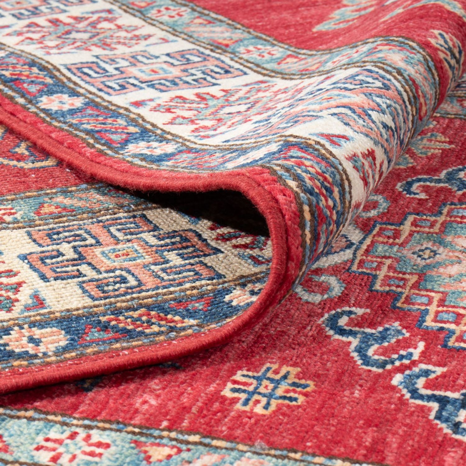 Alfombra de pasillo Alfombra Ziegler - Kazak - 306 x 80 cm - rojo