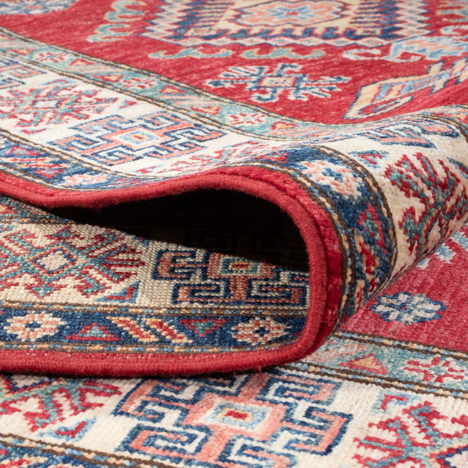 Alfombra de pasillo Alfombra Ziegler - Kazak - 305 x 80 cm - rojo