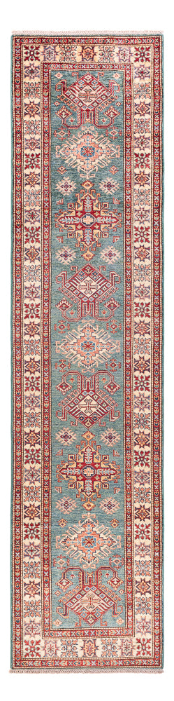 Alfombra de pasillo Alfombra Ziegler - Kazak - 327 x 78 cm - verde claro