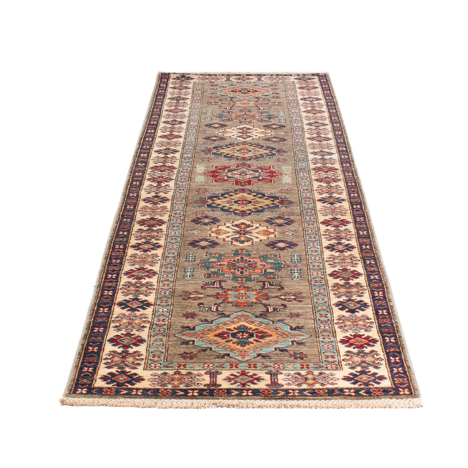 Alfombra de pasillo Alfombra Ziegler - Kazak - 316 x 80 cm - arena