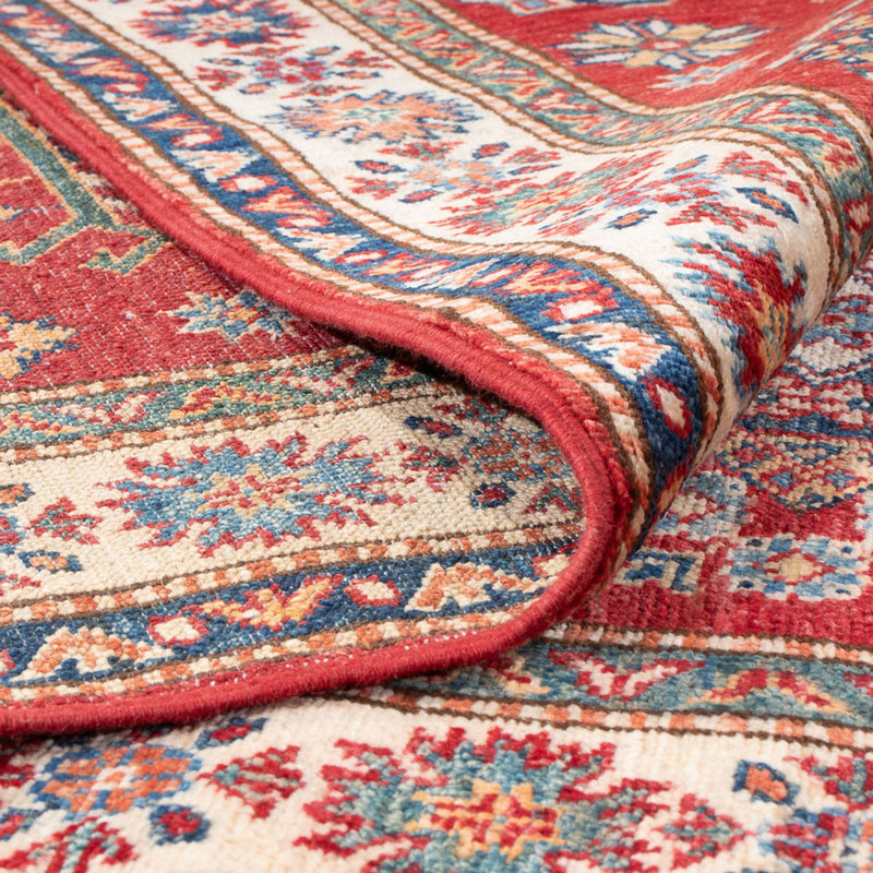 Alfombra de pasillo Alfombra Ziegler - Kazak - 302 x 80 cm - rojo
