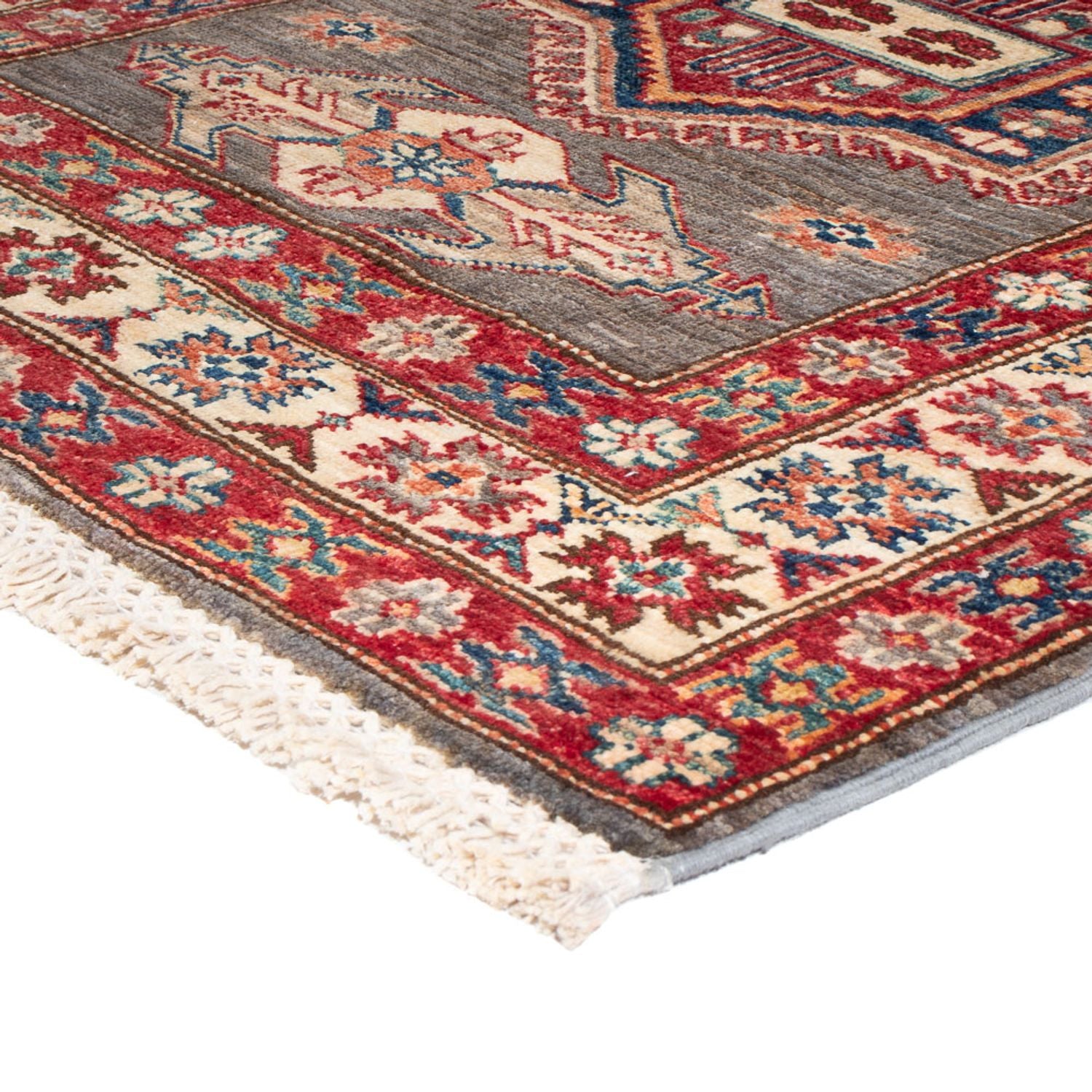 Alfombra de pasillo Alfombra Ziegler - Kazak - 294 x 80 cm - beige oscuro