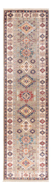Alfombra de pasillo Alfombra Ziegler - Kazak - 317 x 81 cm - gris claro