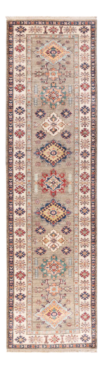 Alfombra de pasillo Alfombra Ziegler - Kazak - 305 x 83 cm - gris claro