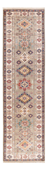 Alfombra de pasillo Alfombra Ziegler - Kazak - 305 x 83 cm - gris claro