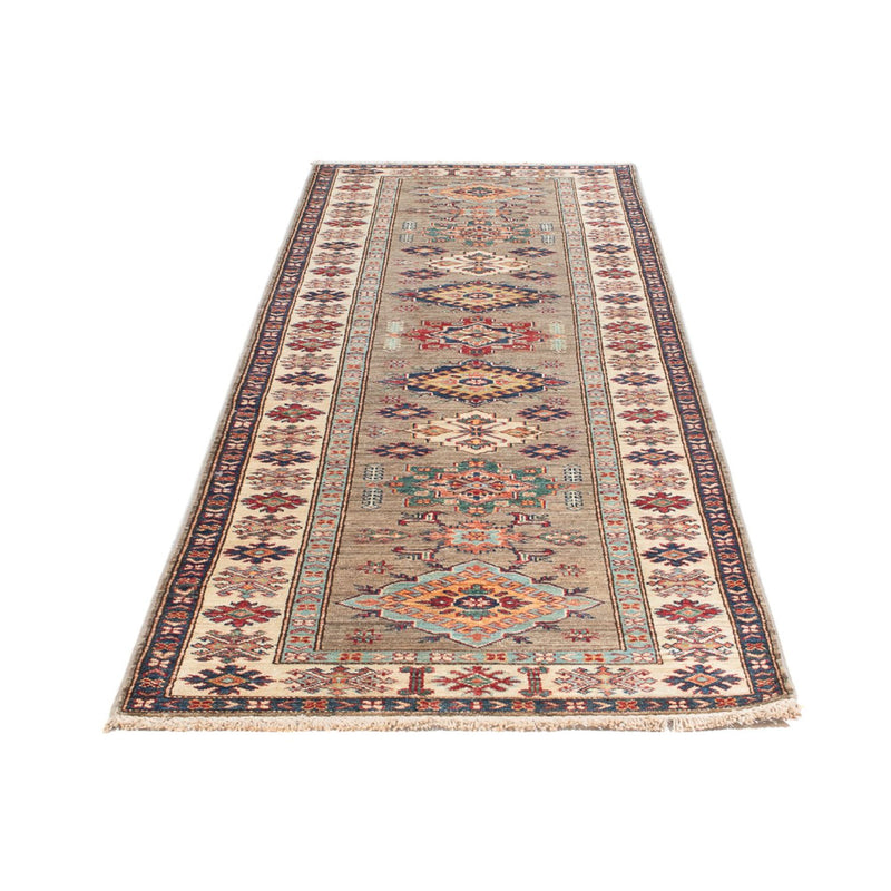 Alfombra de pasillo Alfombra Ziegler - Kazak - 305 x 83 cm - gris claro