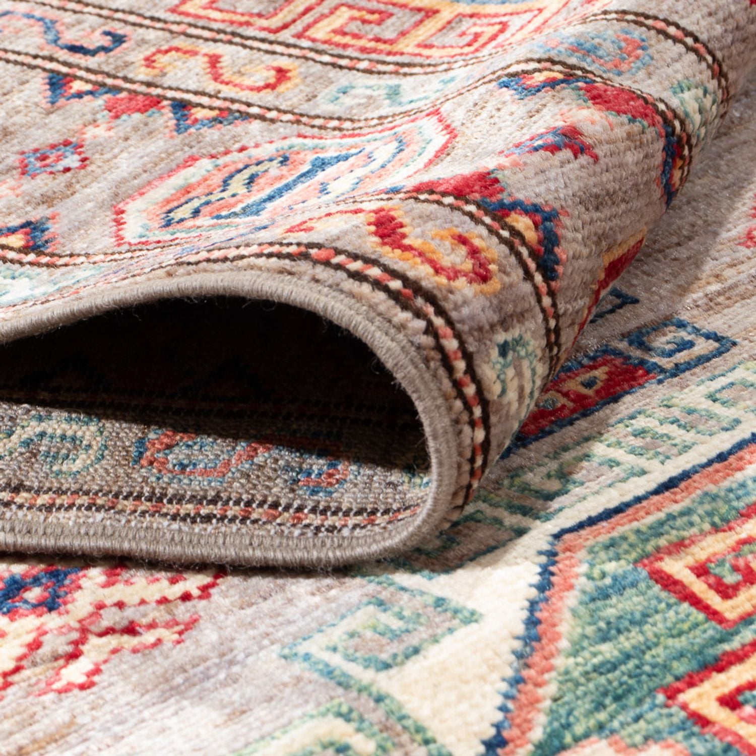 Alfombra de pasillo Alfombra Ziegler - Kazak - 303 x 84 cm - salmón