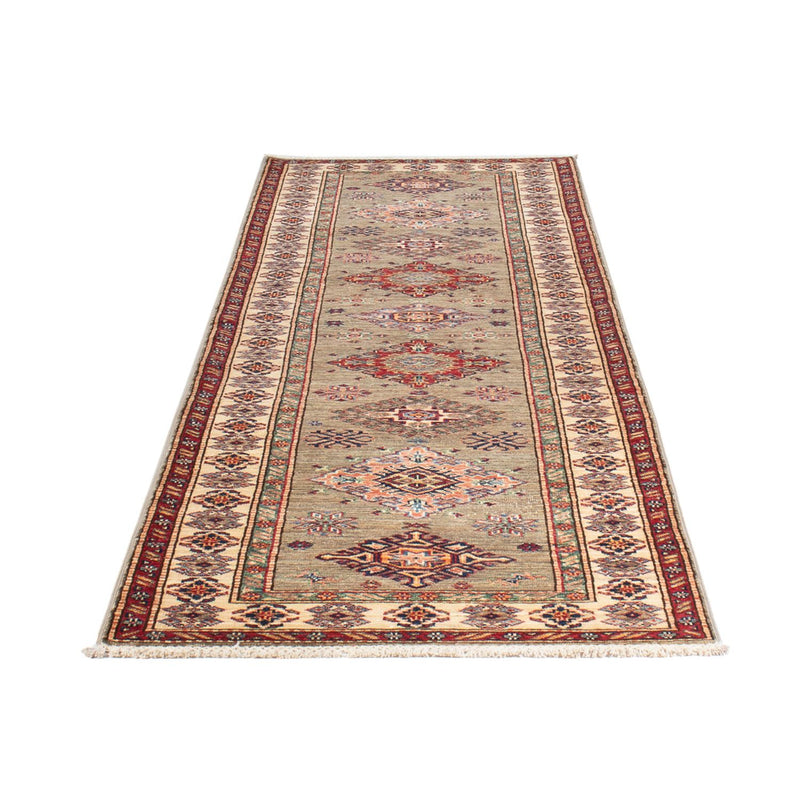 Alfombra de pasillo Alfombra Ziegler - Kazak - 301 x 81 cm - marrón claro