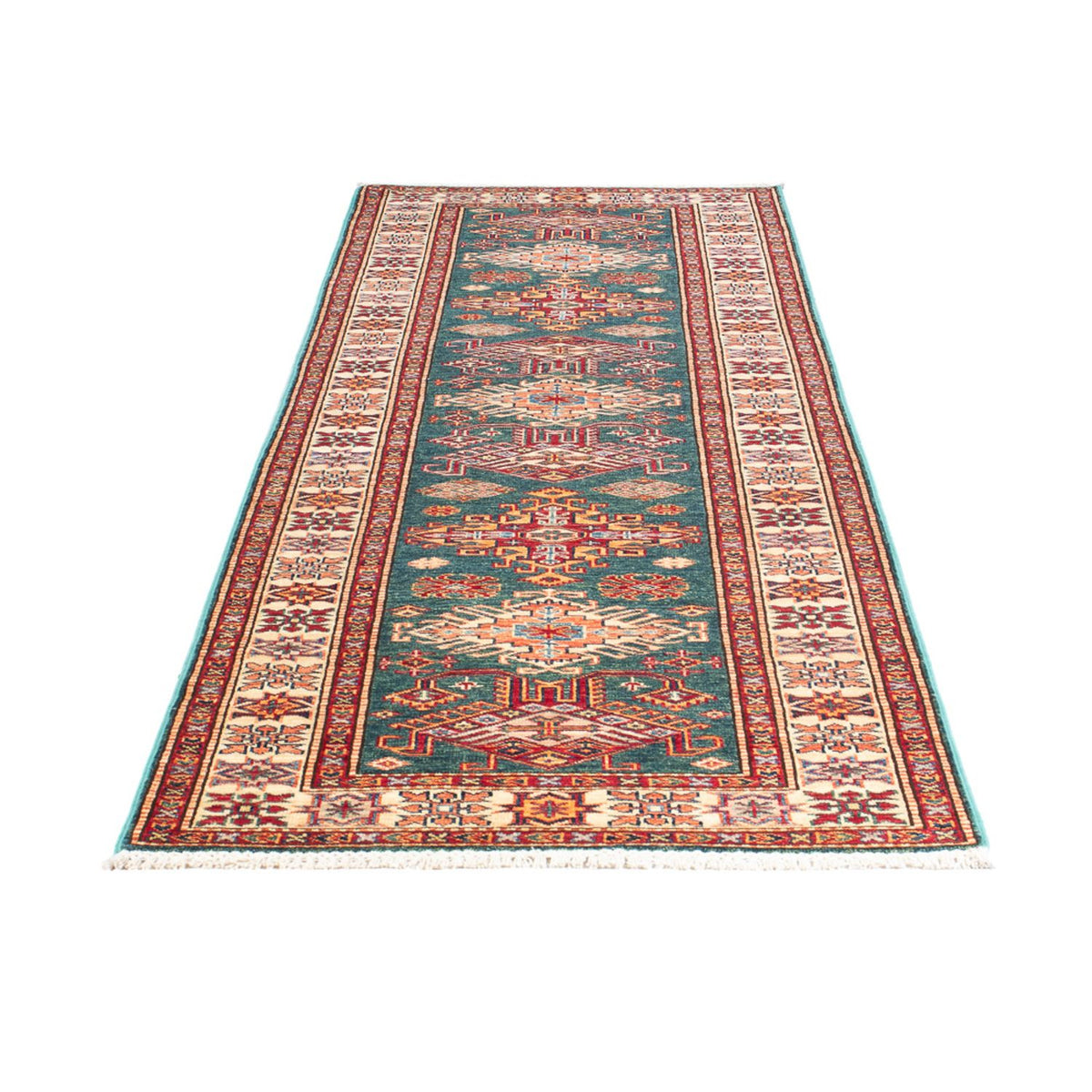 Alfombra de pasillo Alfombra Ziegler - Kazak - 298 x 82 cm - multicolor