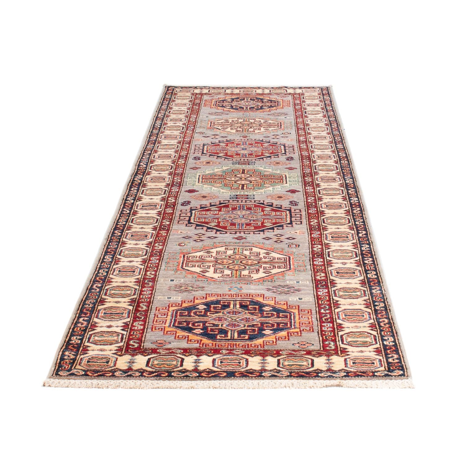 Alfombra de pasillo Alfombra Ziegler - Kazak - 300 x 80 cm - salmón
