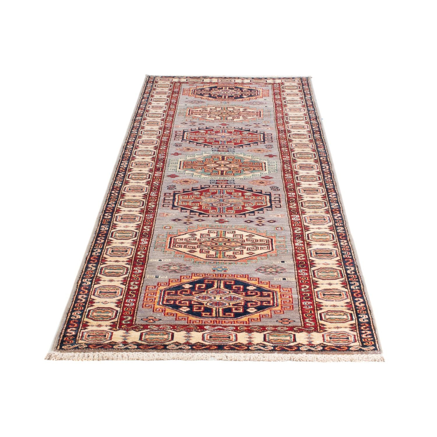 Alfombra de pasillo Alfombra Ziegler - Kazak - 300 x 80 cm - salmón