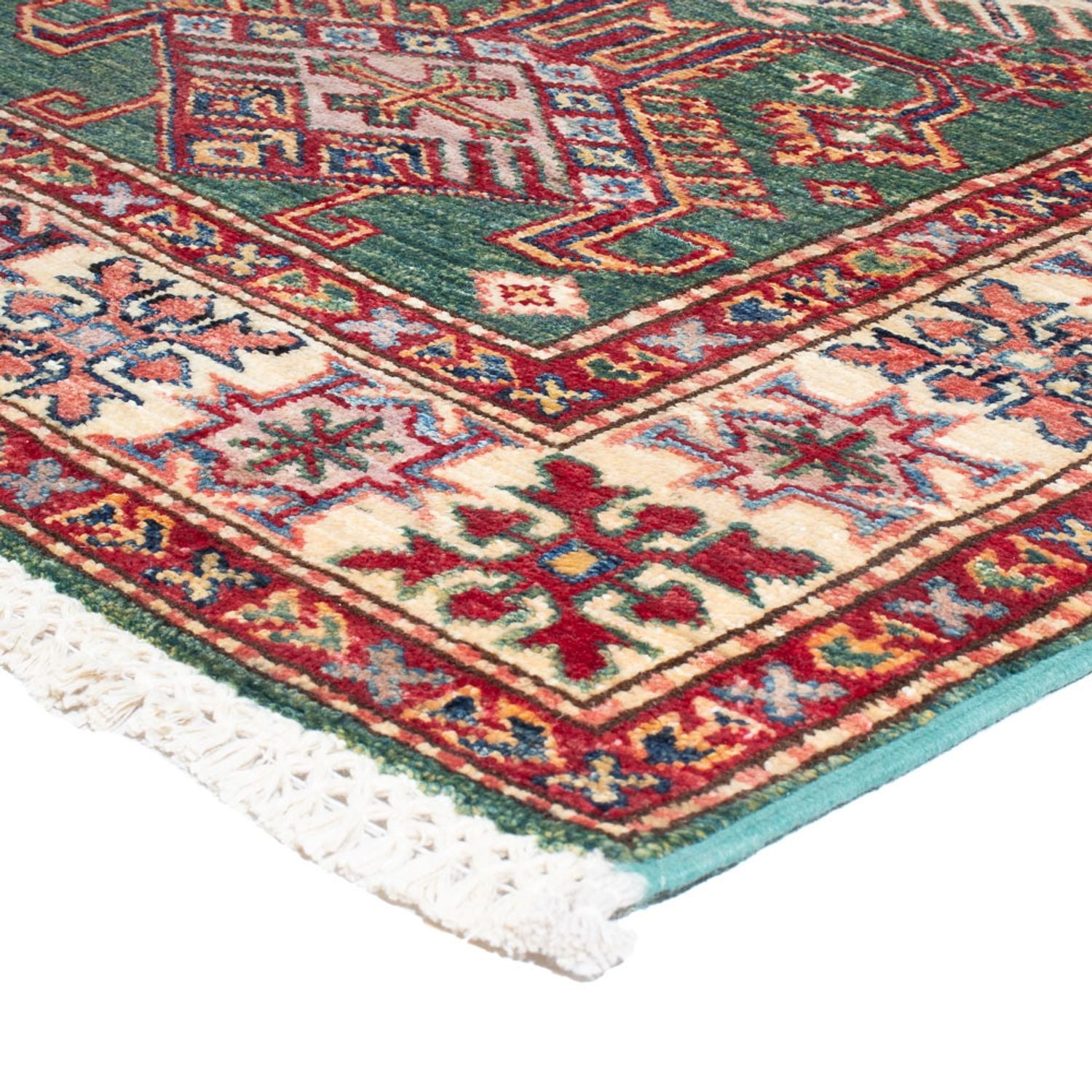 Alfombra de pasillo Alfombra Ziegler - Kazak - 297 x 80 cm - verde