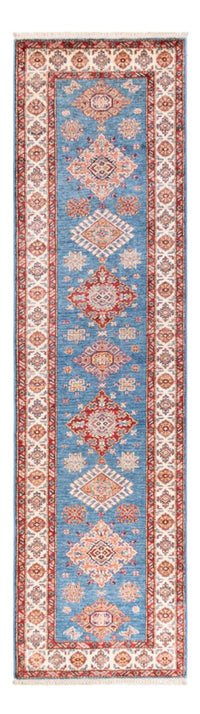 Alfombra de pasillo Alfombra Ziegler - Kazak - 305 x 79 cm - azul