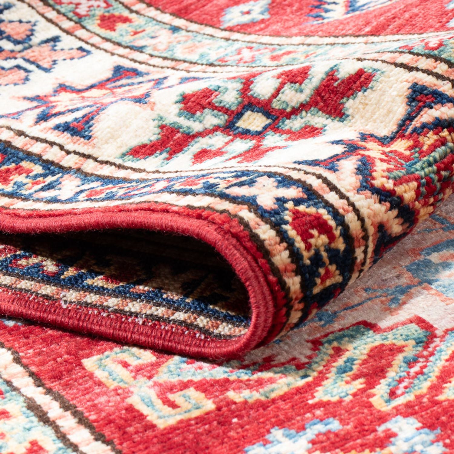 Alfombra de pasillo Alfombra Ziegler - Kazak - 305 x 82 cm - rojo