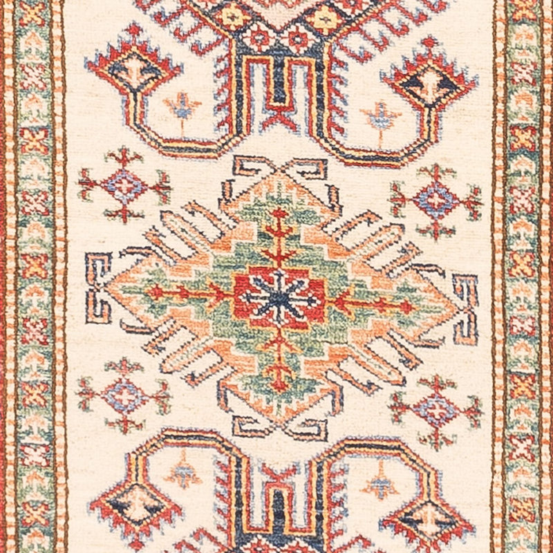 Alfombra de pasillo Alfombra Ziegler - Kazak - 305 x 81 cm - beige