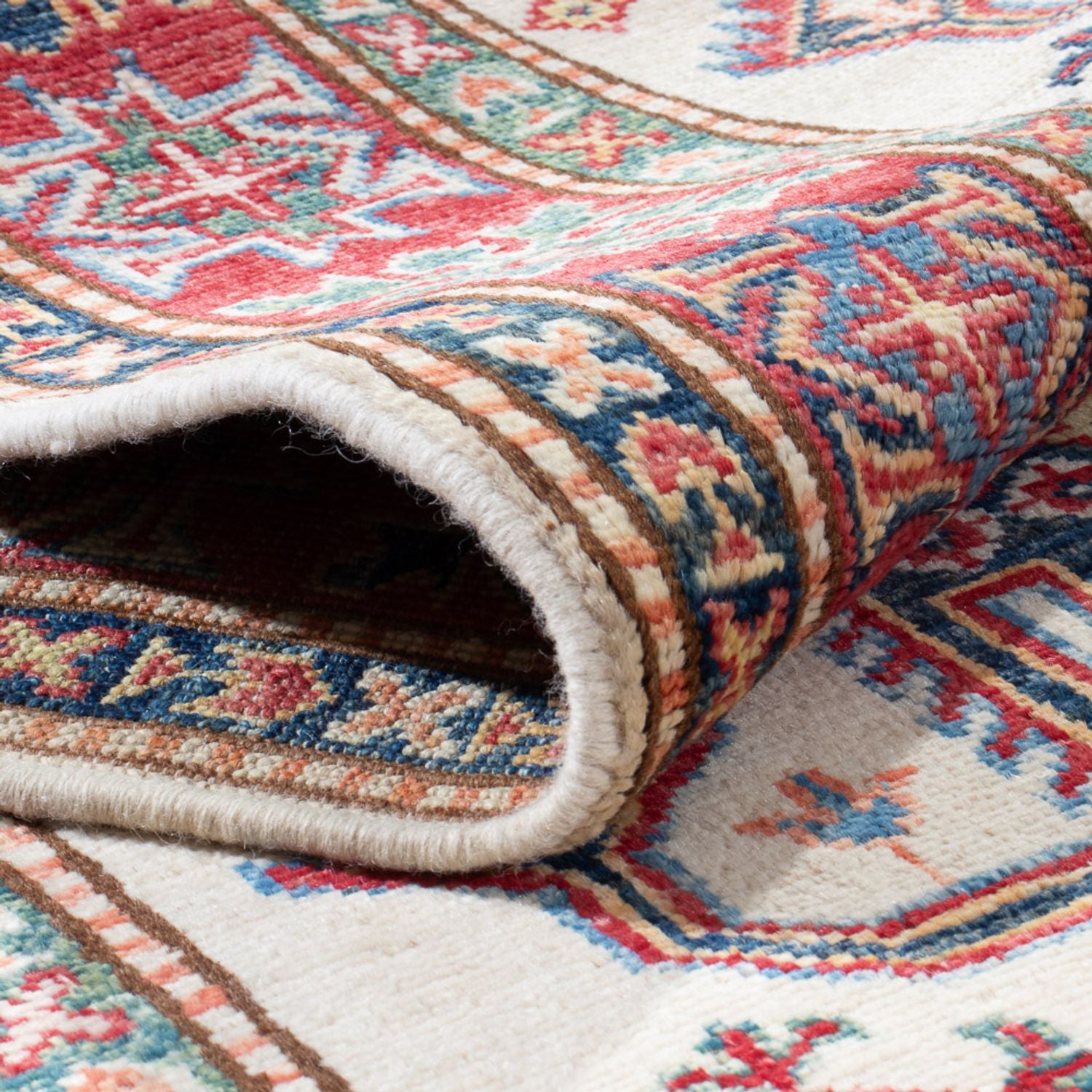 Alfombra de pasillo Alfombra Ziegler - Kazak - 305 x 81 cm - beige