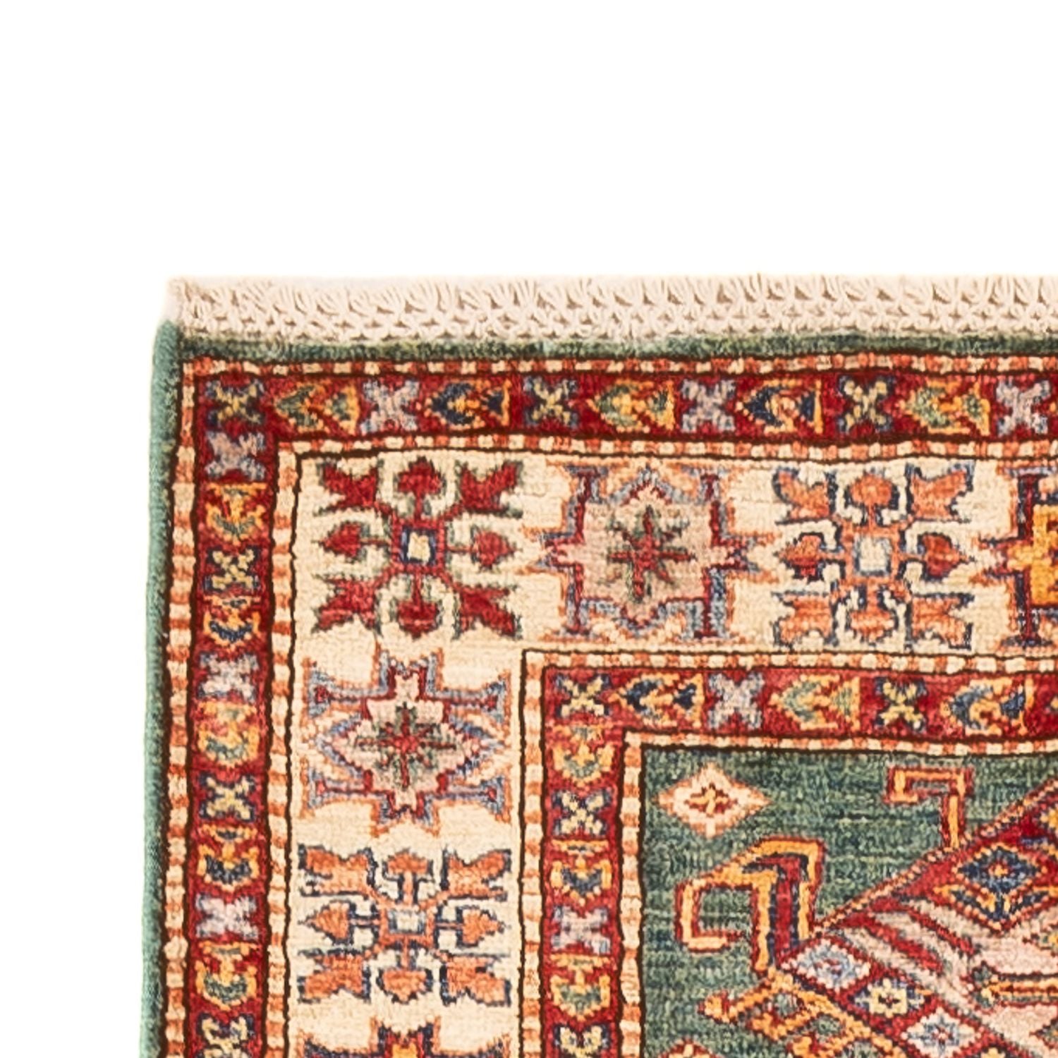 Alfombra de pasillo Alfombra Ziegler - Kazak - 298 x 81 cm - verde