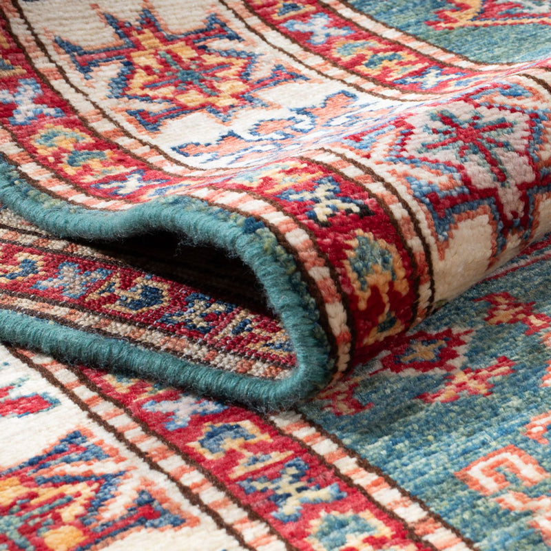 Alfombra de pasillo Alfombra Ziegler - Kazak - 298 x 81 cm - verde