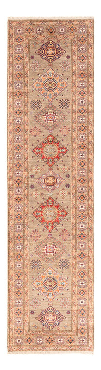 Alfombra de pasillo Alfombra Ziegler - Kazak - 293 x 76 cm - beige oscuro