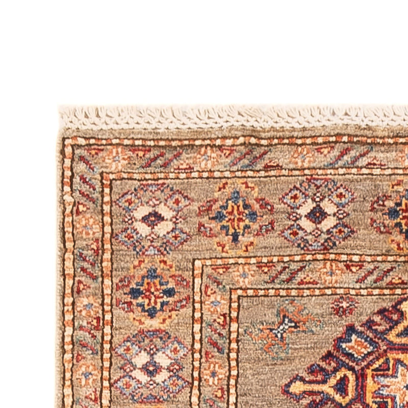 Alfombra de pasillo Alfombra Ziegler - Kazak - 293 x 76 cm - beige oscuro
