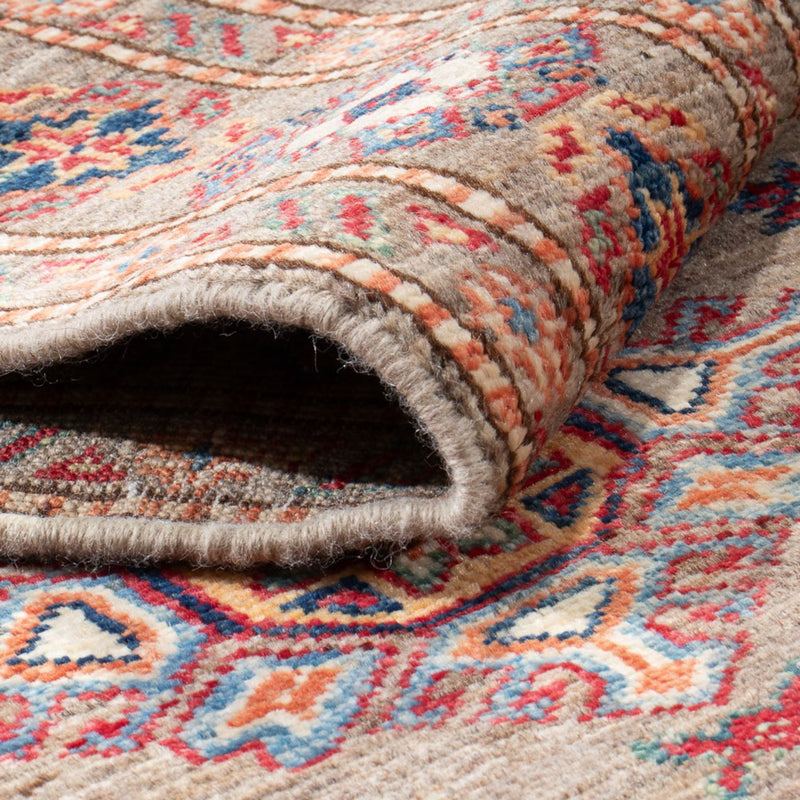 Alfombra de pasillo Alfombra Ziegler - Kazak - 293 x 76 cm - beige oscuro