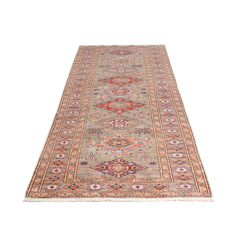 Alfombra de pasillo Alfombra Ziegler - Kazak - 293 x 76 cm - beige oscuro