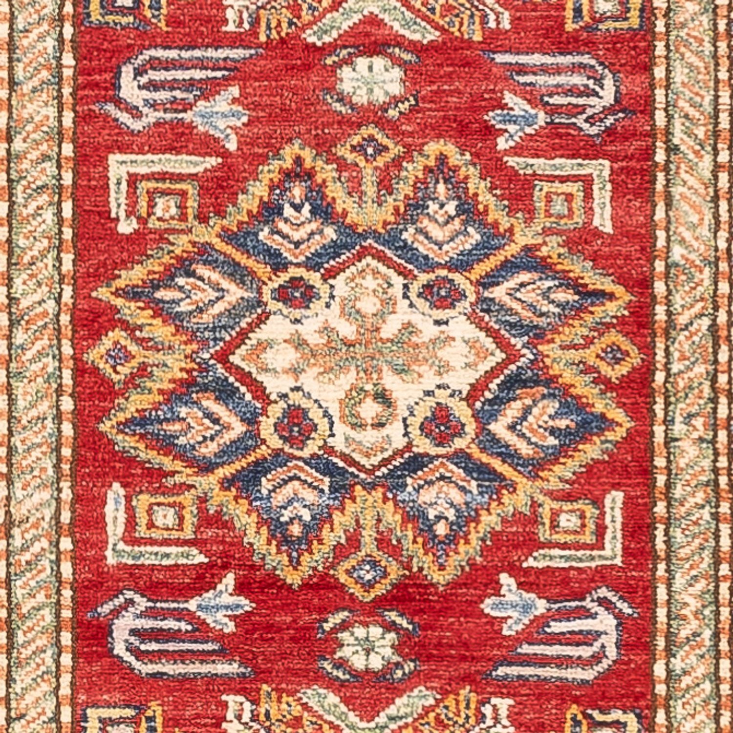 Alfombra de pasillo Alfombra Ziegler - Kazak - 293 x 81 cm - rojo