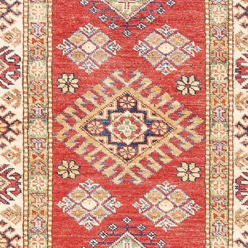 Alfombra de pasillo Alfombra Ziegler - Kazak - 305 x 77 cm - rojo