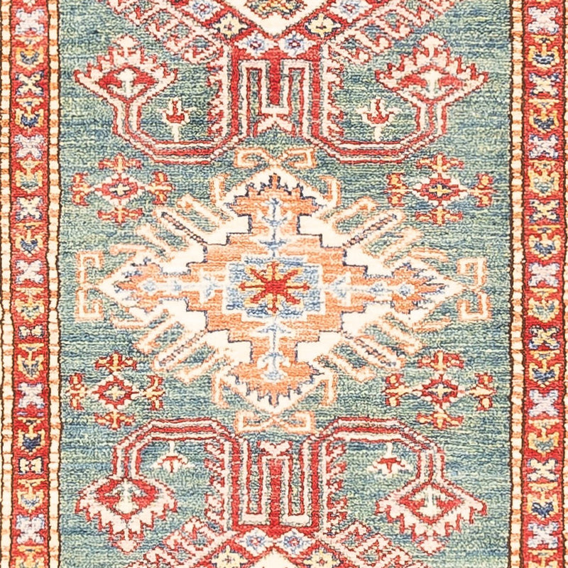 Alfombra de pasillo Alfombra Ziegler - Kazak - 298 x 79 cm - verde