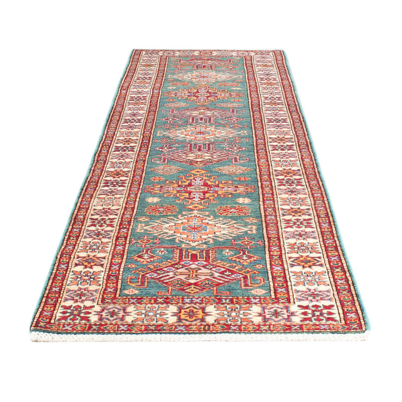 Alfombra de pasillo Alfombra Ziegler - Kazak - 298 x 79 cm - verde