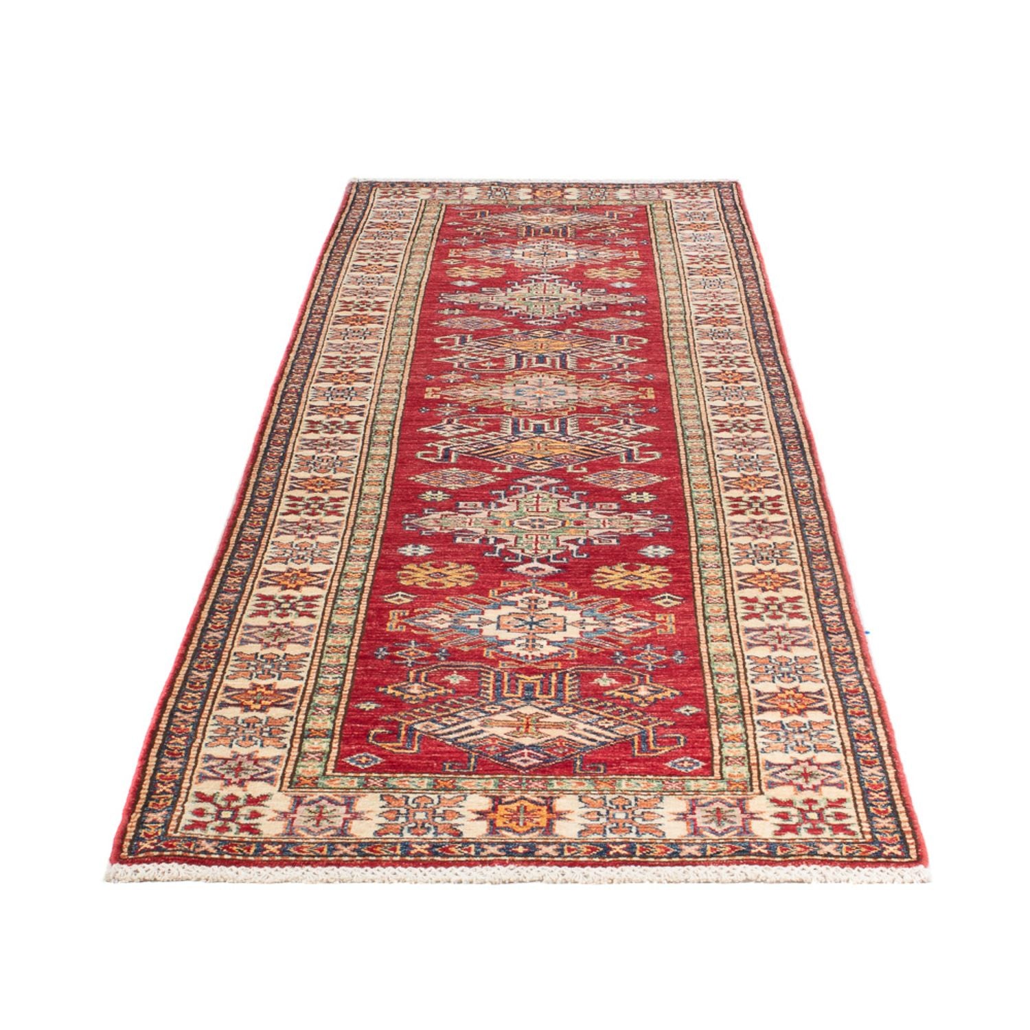 Alfombra de pasillo Alfombra Ziegler - Kazak - 315 x 83 cm - rojo
