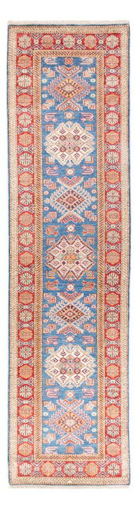 Alfombra de pasillo Alfombra Ziegler - Kazak - 306 x 79 cm - azul