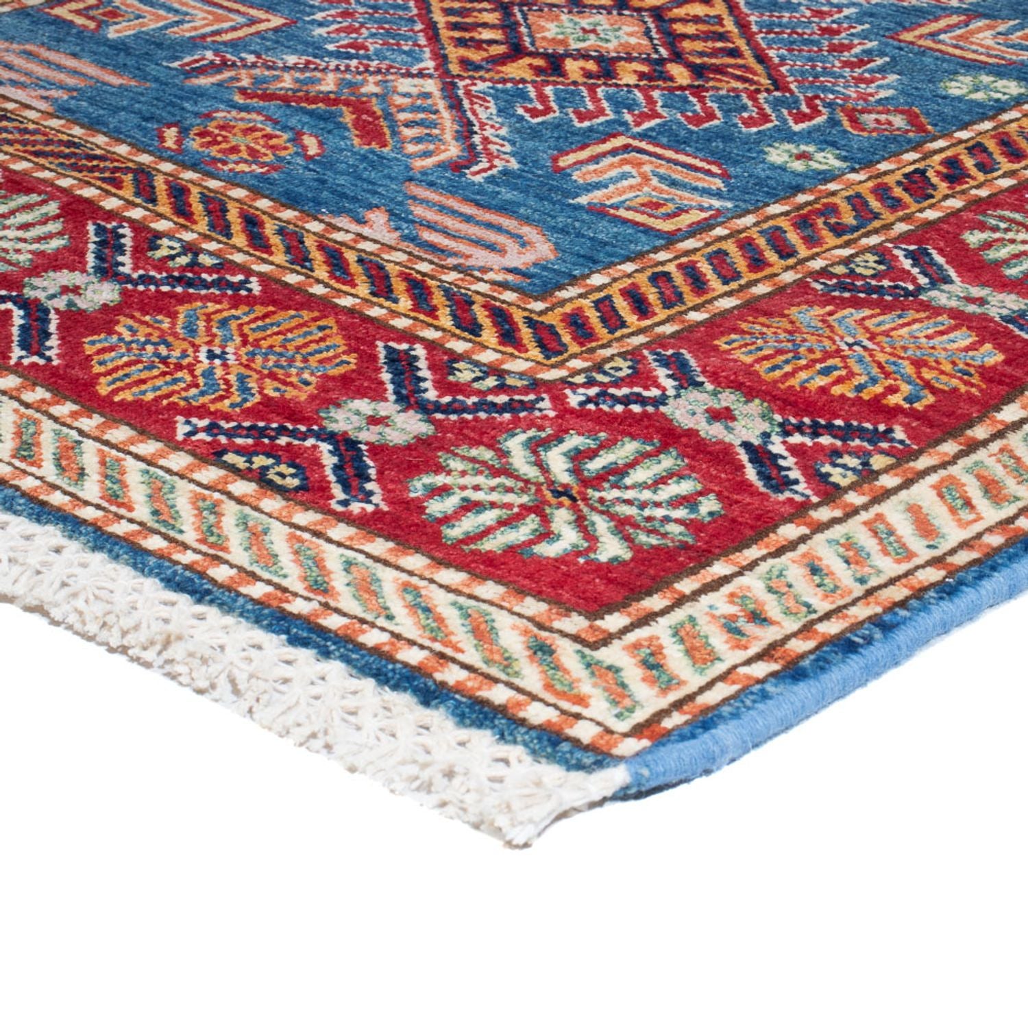 Alfombra de pasillo Alfombra Ziegler - Kazak - 302 x 79 cm - azul