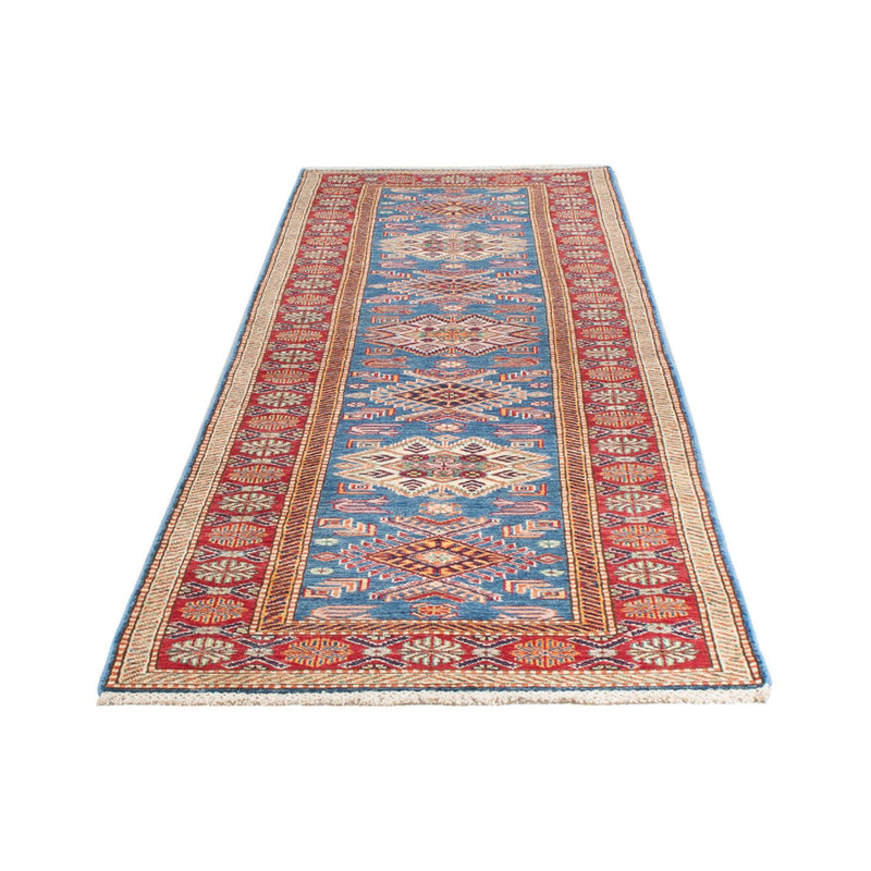 Alfombra de pasillo Alfombra Ziegler - Kazak - 302 x 79 cm - azul