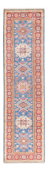Alfombra de pasillo Alfombra Ziegler - Kazak - 302 x 80 cm - azul